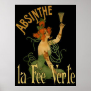 Wermut-La-Gebühr Verte Poster