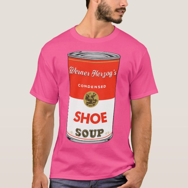 Werner Herzog Condensed Shoe Flavor Soup T-Shirt (Vorderseite)