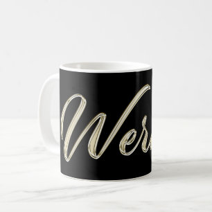 Werner Nom tasse en whitegold tasse à café tasse à