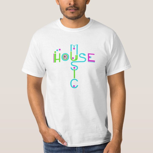 WERT Haus-Musik-Shirt T-Shirt (Vorderseite)