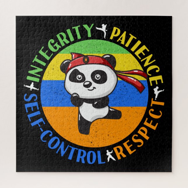 Werte für Kampfkunst - Boys Karate Mindset (Vertikal)