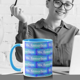 Wertschätzung für Ocean Blue Teacher Tasse