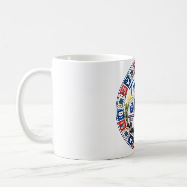 Wertschätzung für Postmitarbeiter Kaffeetasse (Links)