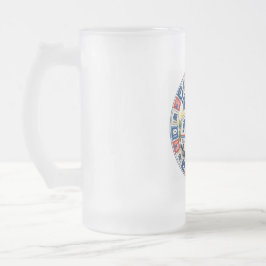 Wertschätzung für Postmitarbeiter Mattglas Bierglas