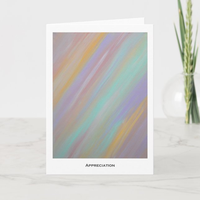 Wertschätzung Karte (Vorderseite)