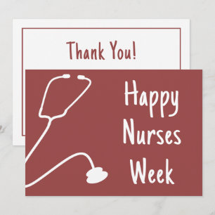 Wertsteigerung nach individuellem Happy Nurses Wee Dankeskarte