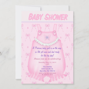 Wertvoll Baby Girl Babydusche Einladung