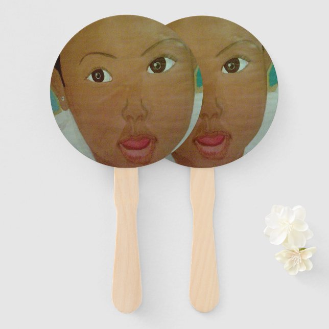Wertvoll Baby Girl Hand Fans Fächer (Vorne und Hinten)