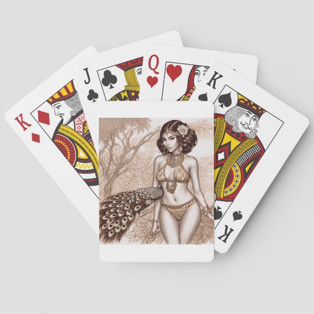 Wertvoll Delilah Spielkarten (Rückseite)