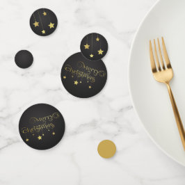 Wertvoll Gold Frohe Weihnachtsstars Konfetti