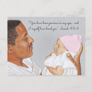 Wertvoll in meiner Eyes~Vater & Baby Postcard Postkarte