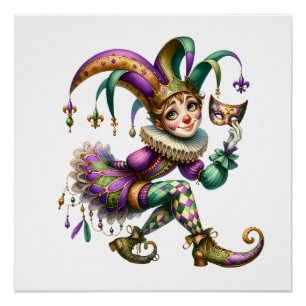 Wertvoll Jester Theme Poster