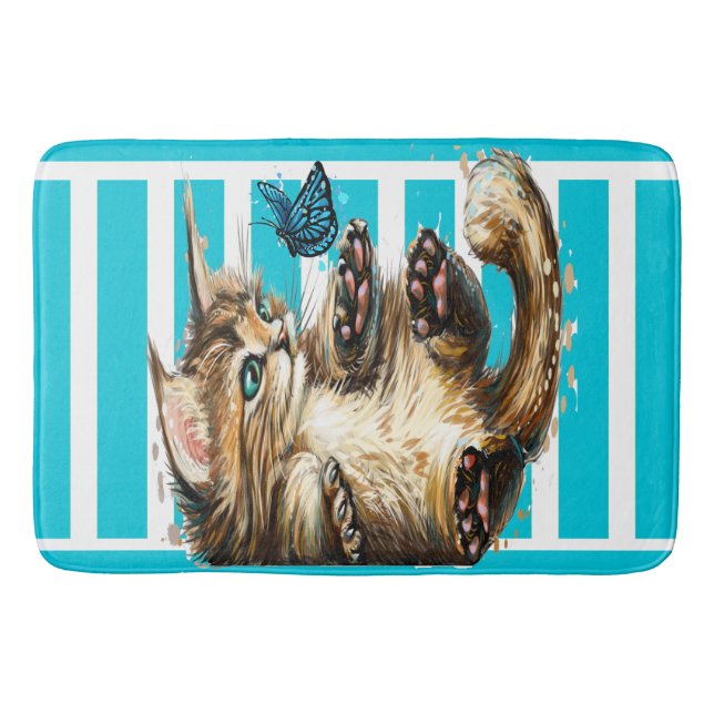 Wertvoll Kitten Bath Mat Badematte (Vorderseite)