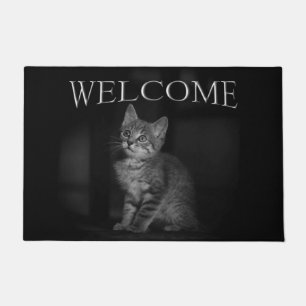 Wertvoll Kitten Willkommen Fußmatte