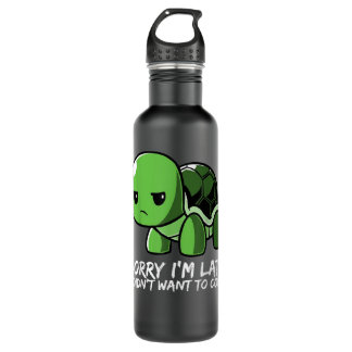 Wertvoll Life Niedlich Turtle Funny Edelstahlflasche