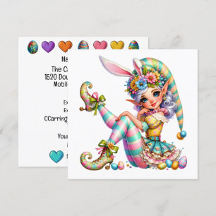 Wertvoll Osterelf - Elf Thema Einladung