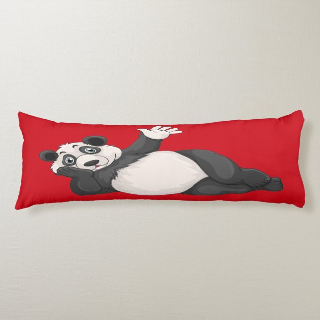 Wertvoll Panda Body Pillow Seitenschläferkissen (Vorderseite)