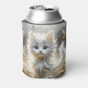 Wertvoll White Kitten Dosenkühler