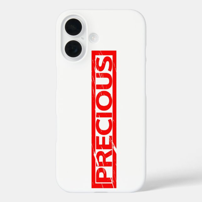 Wertvolle Briefmarke iPhone 16 Hülle (Rückseite)