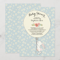 Wertvolle Bunny Boys Kinderdusche Einladung