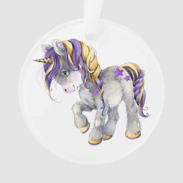 Wertvolle Einhornverzierung Ornament (Vorderseite)