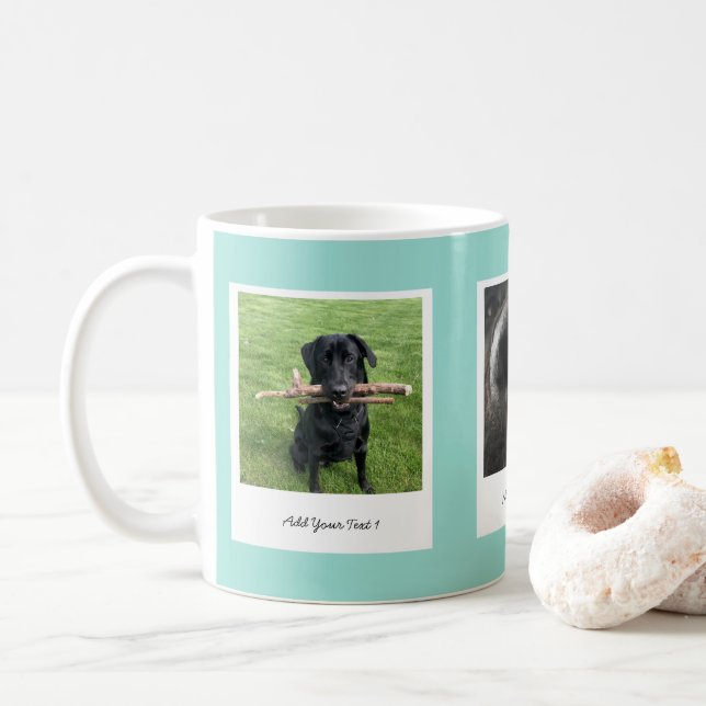 Wertvolle Fotos für Hunde  Kaffeetasse (Mit Donut)