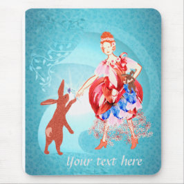 Wertvolle Freundschaft Hare Princess Mousepad