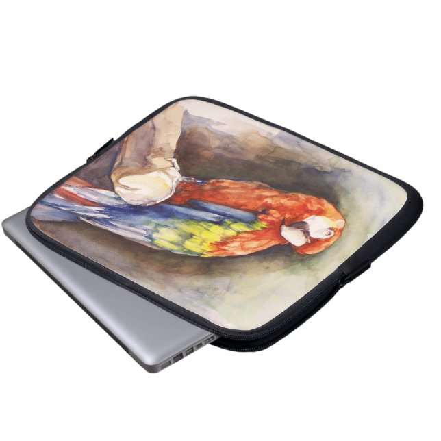 Wertvolle Parrot Electronics Bag Laptopschutzhülle (Vorne Knopf)