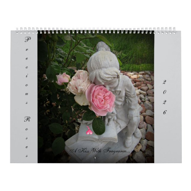 Wertvolle Rose 2026 Mauerkalender von STAN VG Kalender (Titelbild)
