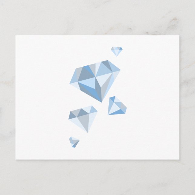 Wertvolle Steine Postkarte (Vorderseite)