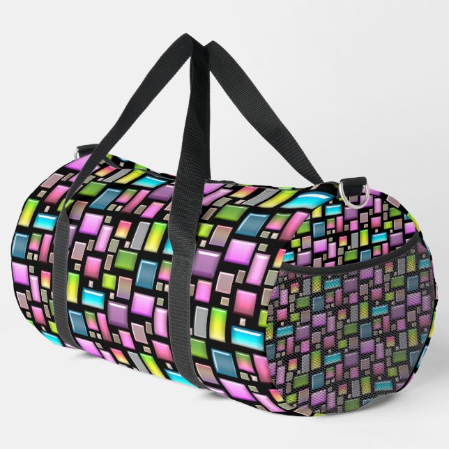 Wertvolle Steine und Perlmutt Duffle Bag (Rechte Ecke)