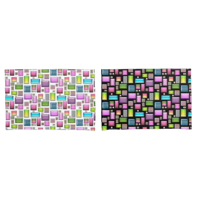 Wertvolle Steine und Perlmutt Kissenbezug (Vorderseite-Set)