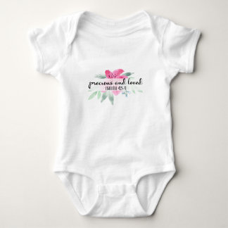 Wertvolle und geliebte Christliche Kunst Baby Strampler