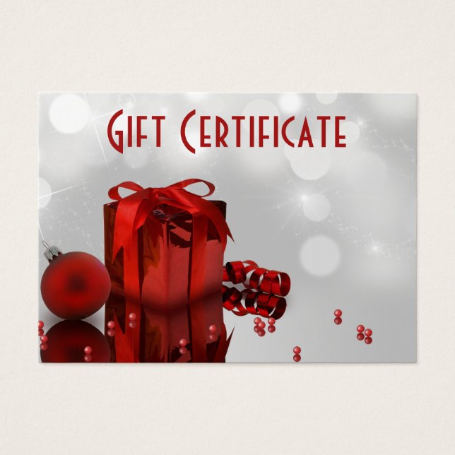 Wertvolle Weihnachten Geschenkkarte Beruflich (Vorderseite)