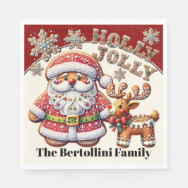 Wertvolle Weihnachtsmatte Serviette