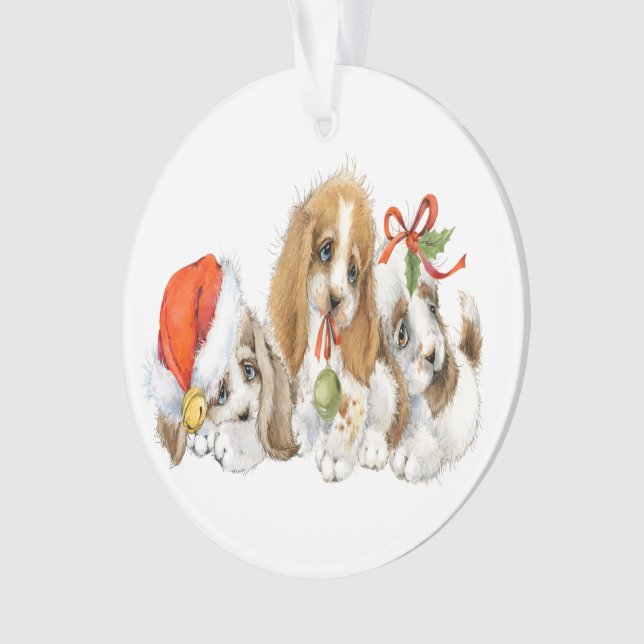 Wertvolle Welpen Ornament (Vorderseite)