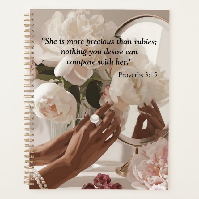 "Wertvoller als Rubies" Planer (Vorderseite)