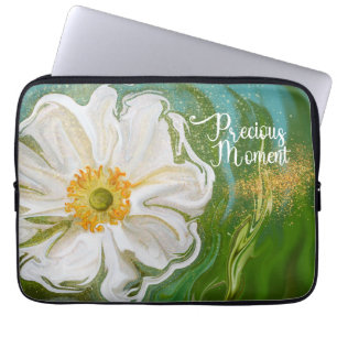 Wertvoller Moment - Anemone Blume Power Laptopschutzhülle