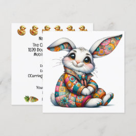 Wertvoller Osterhasen Einladung