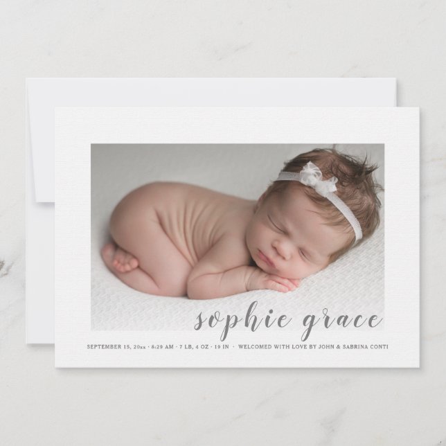 Wertvolles Foto Anreise Ankündigung (Vorderseite)