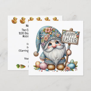 Wertvolles Gnome Osterthema Einladung