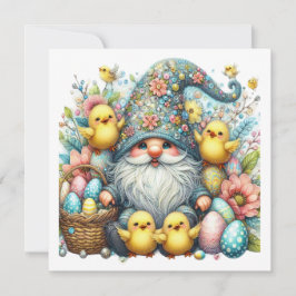 Wertvolles Gnome Osterthema Einladung