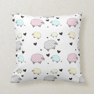 Wertvolles kleines Baby-Sheep-Muster Kissen