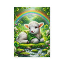 Wertvolles Lamm - Psalm 23 KJV-Karte