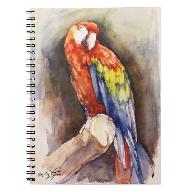 Wertvolles Parrot-Notebook Notizblock (Vorderseite)