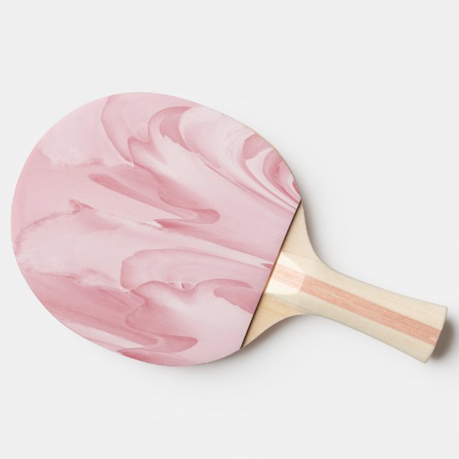 Wertvolles Rosa Tischtennis Schläger (Seitenansicht)