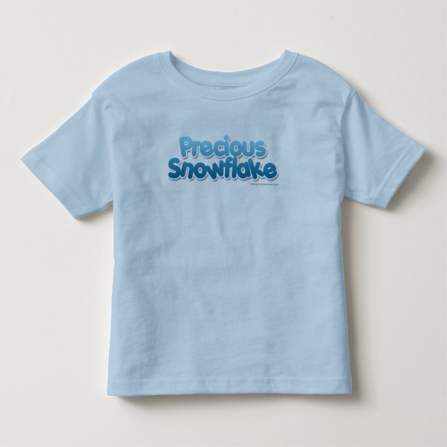 Wertvolles Schneeflocke-Kleinkind Kleinkind T-shirt (Vorderseite)