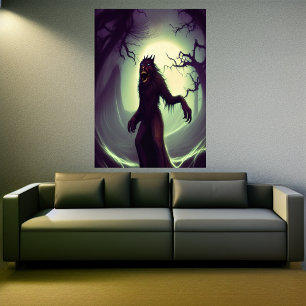 Werwolf AI Art Poster