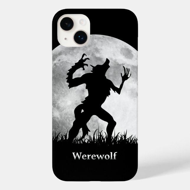 Werwolf am Vollmond Cool und einzigartig Case-Mate iPhone 14 Plus Hülle (Rückseite)