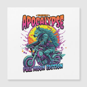 Werwolf-Apokalypse Magnetkarte